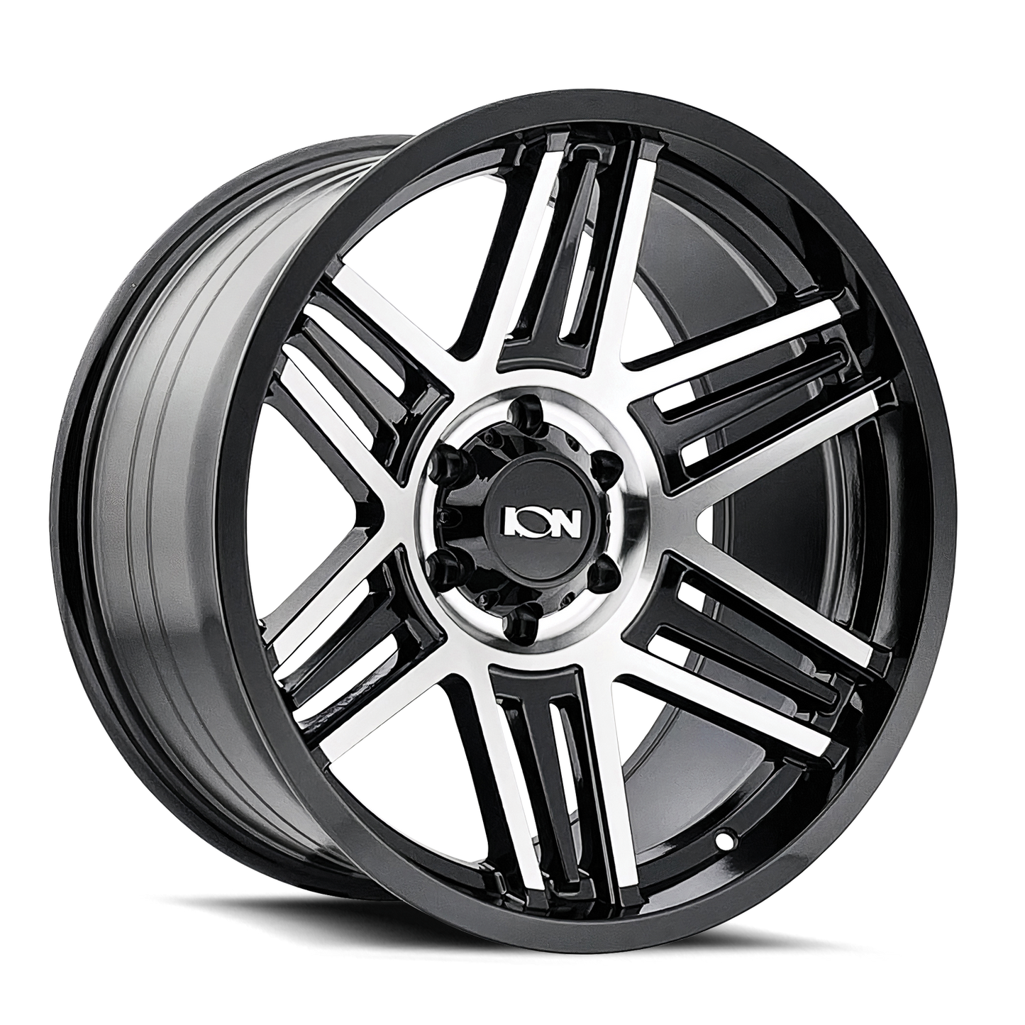 ION 147 17x9 0 6x135 BLACK MACHINED