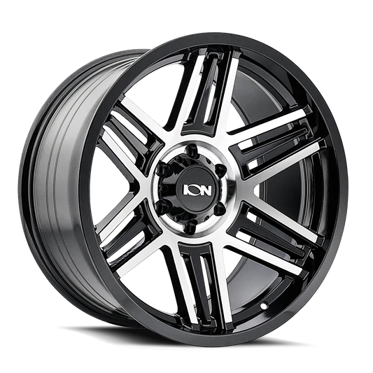 ION 147 17x9 0 6x135 BLACK MACHINED