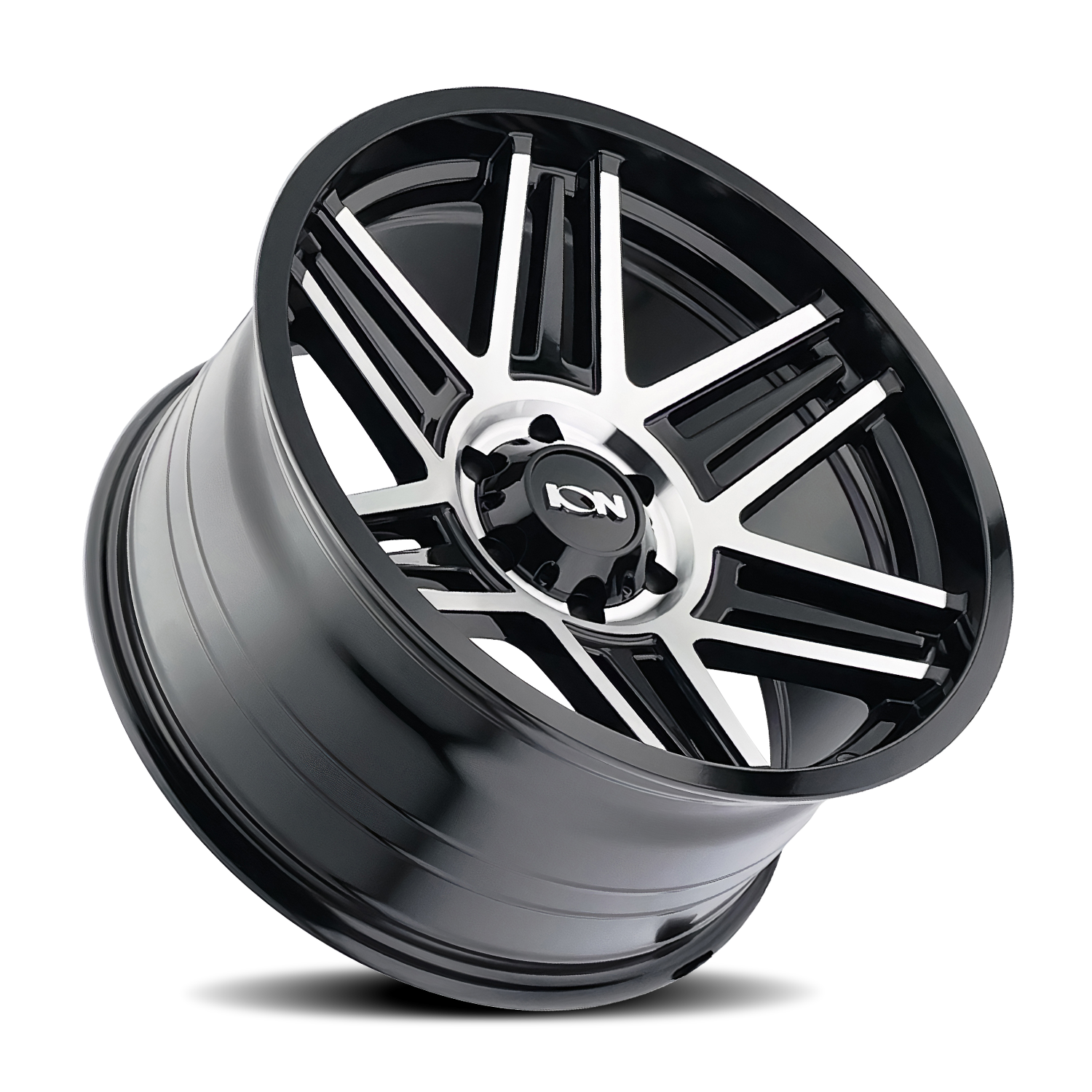 ION 147 17x9 0 6x135 BLACK MACHINED