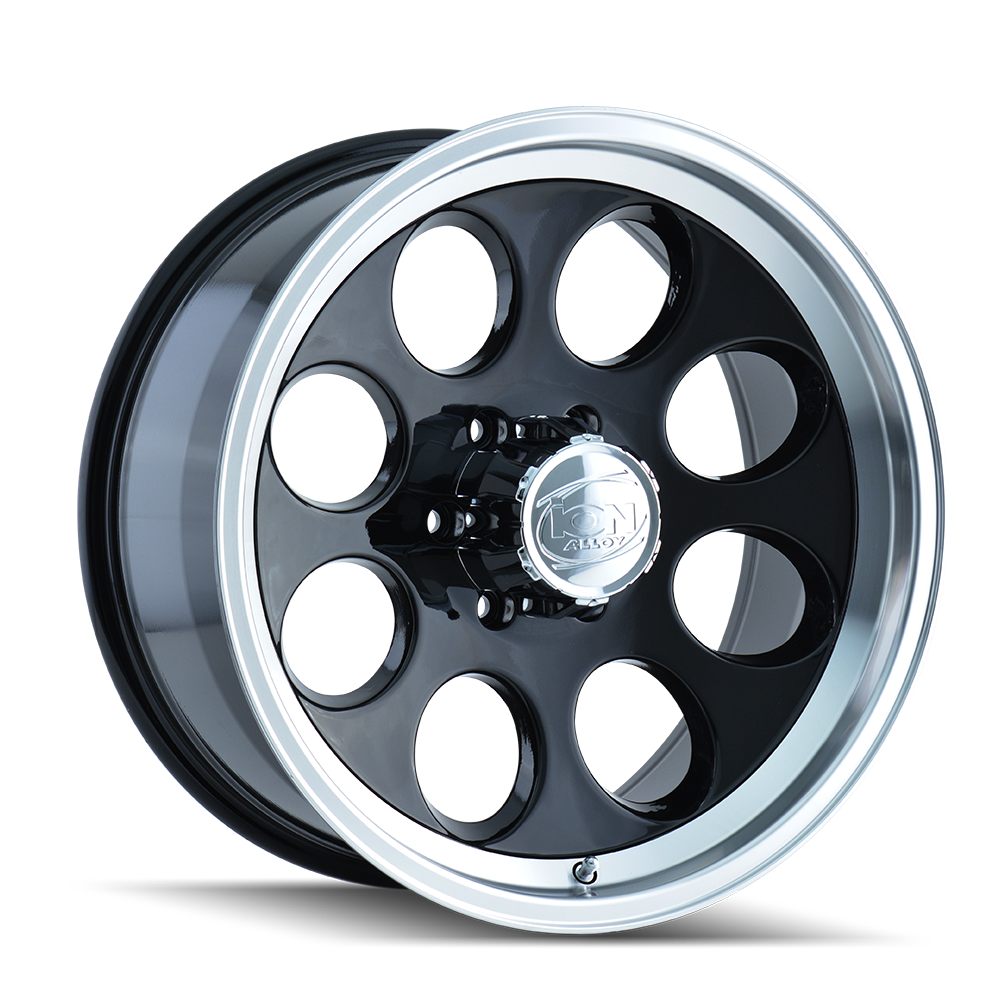 ION 171 15X8 -27 6x114.3 BLACK/MACHINED