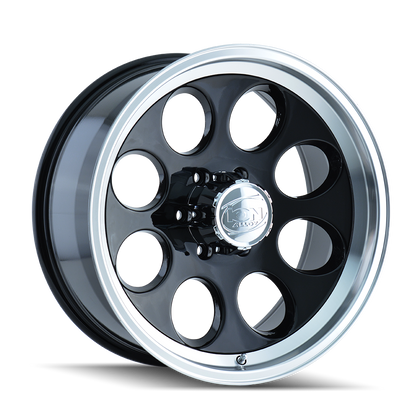 ION 171 17X9 0 5x139.7 BLACK/MACHINED