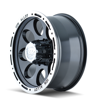 ION 174 15X8 -27 5x139.7 BLACK/MACHINED