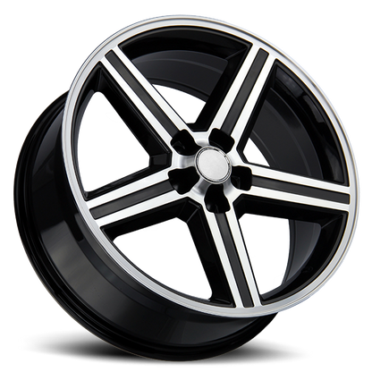 Strada Wheel Replicas IROC R148 22x9.5 13 5x127 Gloss Black Machined