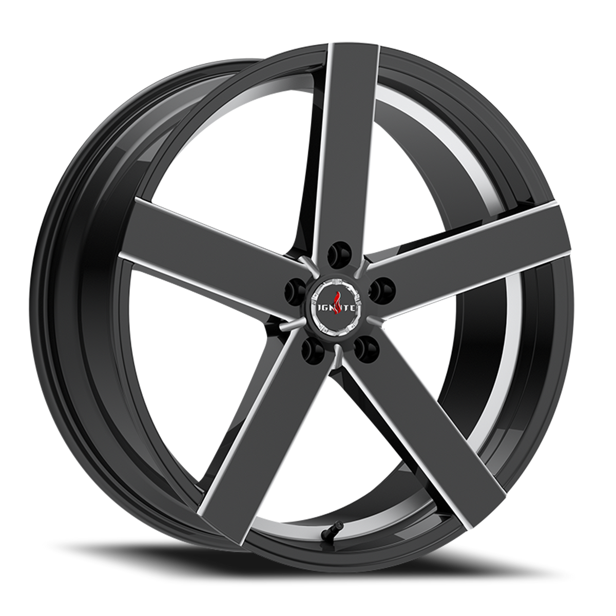 IGNITE G02 INFERNO 24X8.5 35MM 5X112/5X115 GLOSS BLACK MILLED | G0248550235GBML