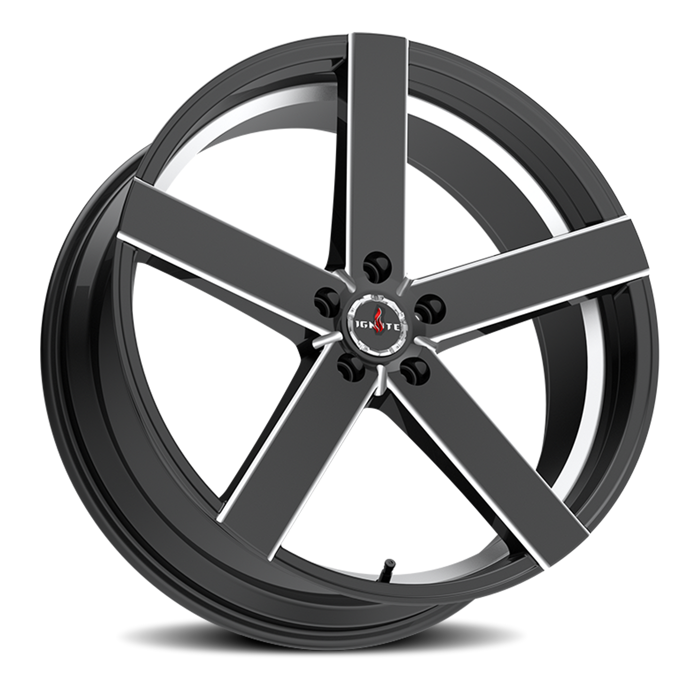 IGNITE G02 INFERNO 24X8.5 35MM 5X112/5X115 GLOSS BLACK MILLED | G0248550235GBML