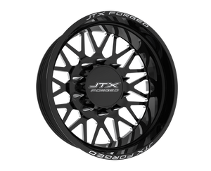 JTX FORGED COMBAT DUALLY SERIES (SET OF 6) 24x8.25 BLACK