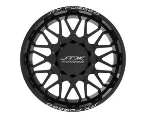 JTX FORGED COMBAT DUALLY SERIES (SET OF 6) 24x8.25 BLACK
