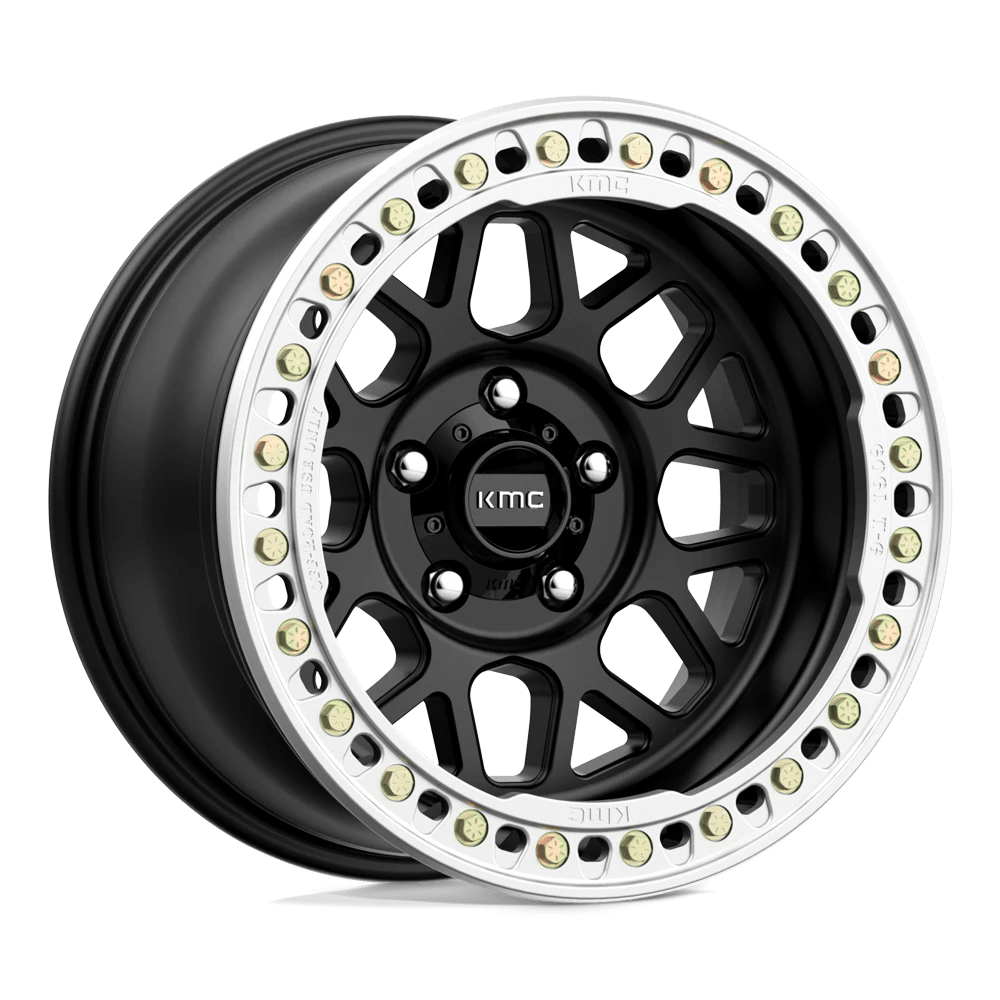 KMC KM235 GRENADE CRAWL BEADLOCK 20X10 -48 BLANK SATIN BLACK