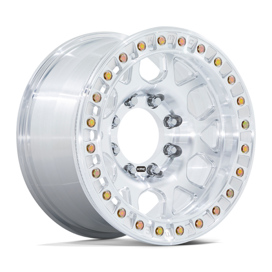 KMC KM450 MESA FORGED SLOTTED BEADLOCK 17X9 25 BLANK RAW MACHINED