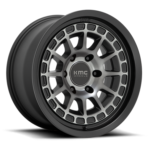 KMC KM719 CANYON 17X8 20 6X139.7/6X5.5 Satin Black With Gray Tint