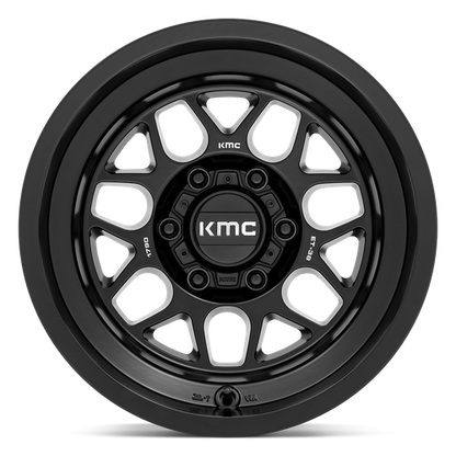 KMC KM725 TERRA 17X9 -38 5X127/5X5.0 Satin Black