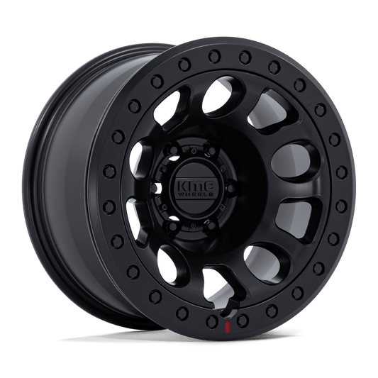 Kmc KM241 E25 BEADLOCK - 17x9 -12mm 6x139.7 BLACKOUT Wheel | KM241MX17906012N