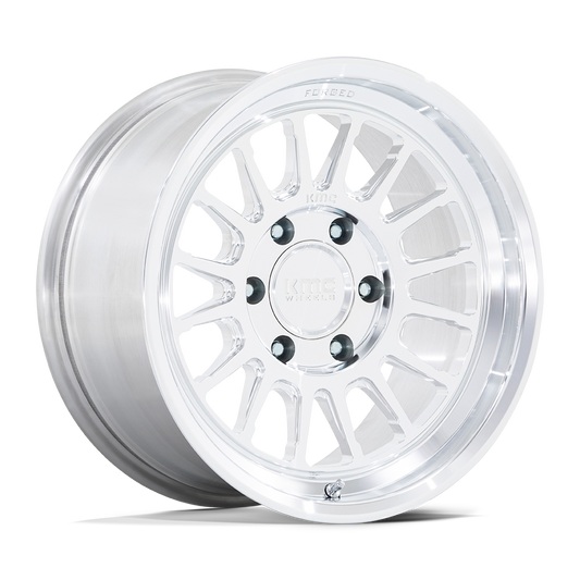 KMC KM447 IMPACT FORGED MONOBLOCK 17x8.5 -10 6x139.7 RAW MACHINED