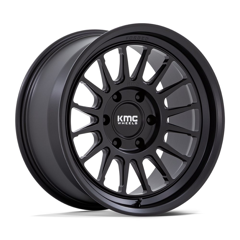 Kmc KM447 IMPACT FORGED MONOBLOCK - 18x9 -12mm 6x139.7 SATIN BLACK Wheel | KM447MX18906812N