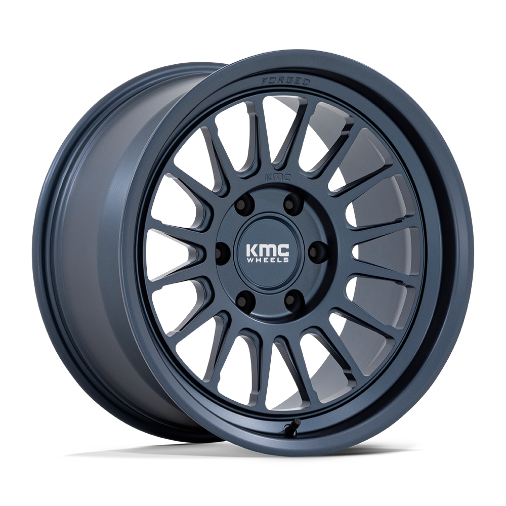 KMC KM447 IMPACT FORGED MONOBLOCK 17x8.5 0 6x135 METALLIC BLUE