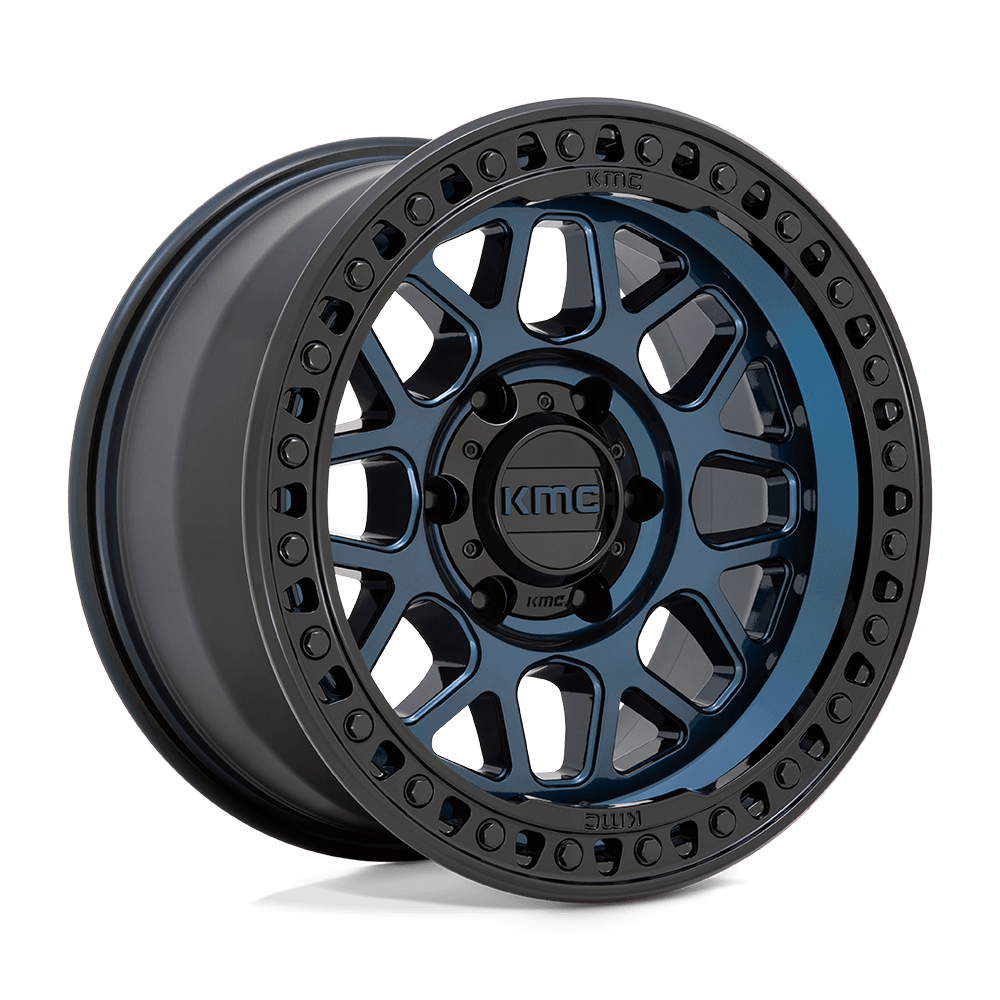 KMC KM549 GRS 17X8.5 0 5X127 MIDNIGHT BLUE WITH GLOSS BLACK LIP