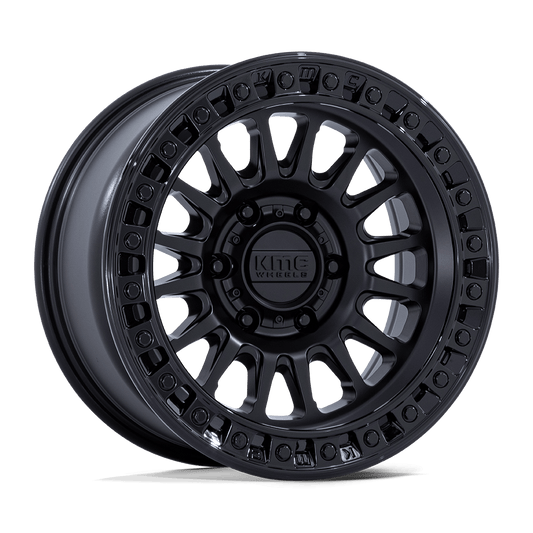 Kmc KM552 IMS - 18x9 18mm 6x135 MATTE BLACK W/ GLOSS BLACK LIP Wheel | KM552MB18906318