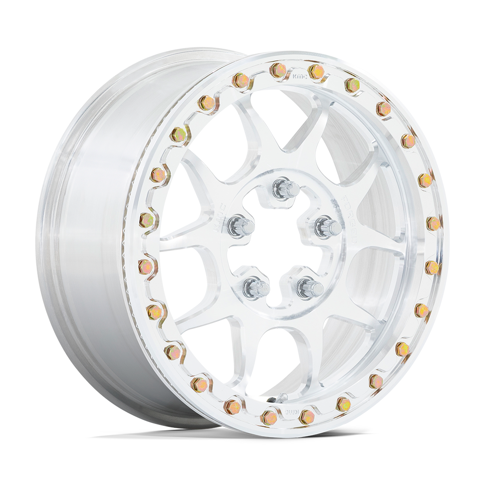 KMC POWERSPORTS KS437 TORO FORGED BEADLOCK 15x10 0 5x114.3 RAW MACHINED FORGED