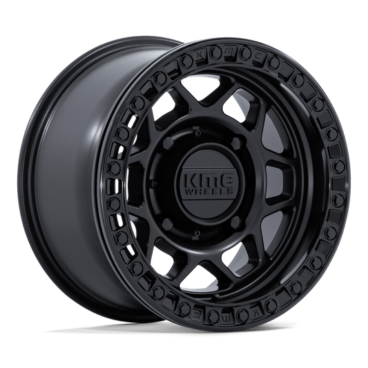 KMC POWERSPORTS KS241 TORX BEADLOCK 15X8 0 5X114.3 MATTE BLACK W/ GLOSS BLACK RG