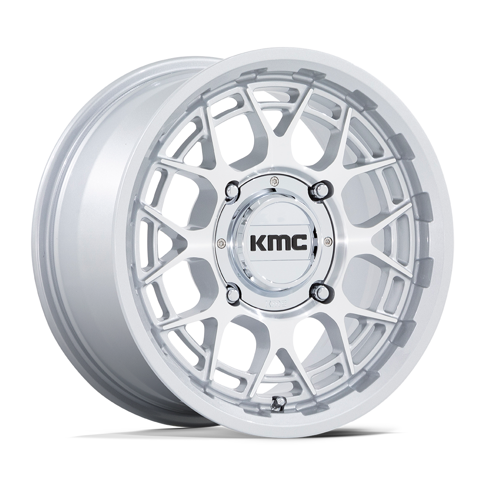 KMC POWERSPORTS KS139 TECHNIC UTV 15x7 38 5x114.3 GLOSS SILVER MACHINED