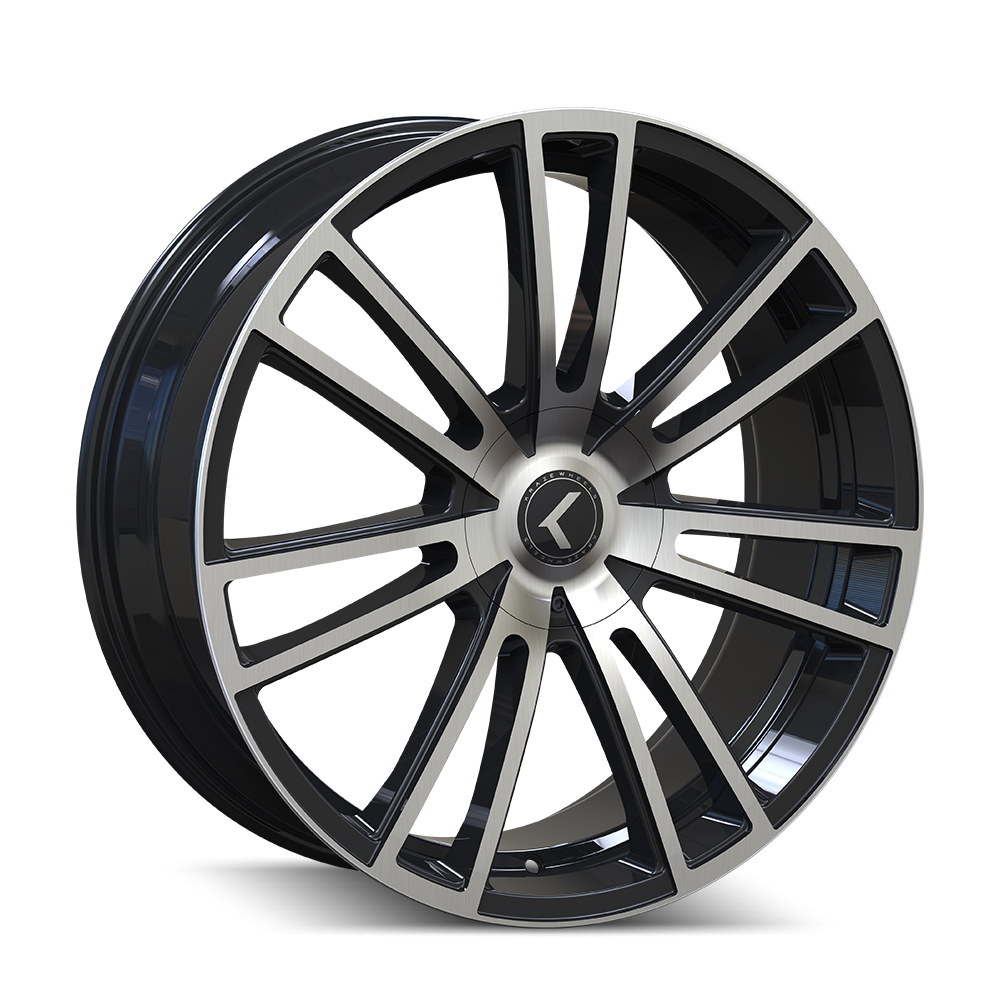 KRAZE SPECTRA 183 20X8.5 38 5x108/5x114.3 BLACK/MACHINED