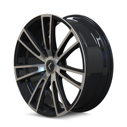 KRAZE SPECTRA 183 22X8.5 38 5x114.3/5x120 BLACK/MACHINED