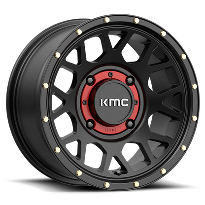 KMC Powersports KS135 GRENADE 15X6 38 4X156/4X156 Satin Black