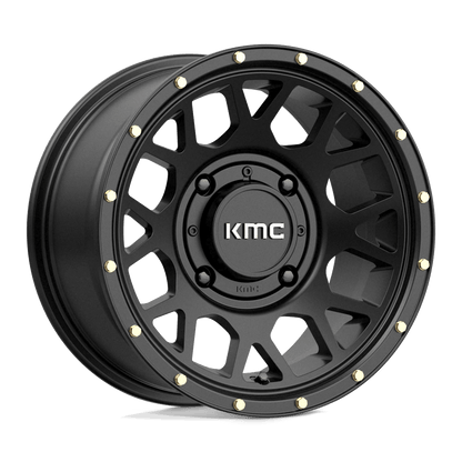 KMC Powersports KS135 GRENADE 14X7 10 4X137/4X137 Satin Black