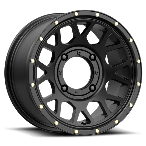 KMC Powersports KS135 GRENADE 14X7 10 4X137/4X137 Satin Black