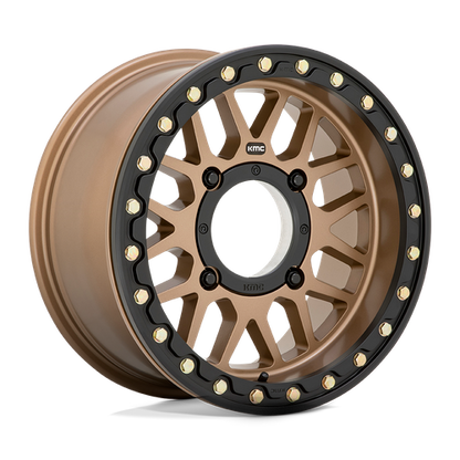 KMC Powersports KS235 GRENADE BEADLOCK 15X7 10 4X156/4X156 Satin Bronze