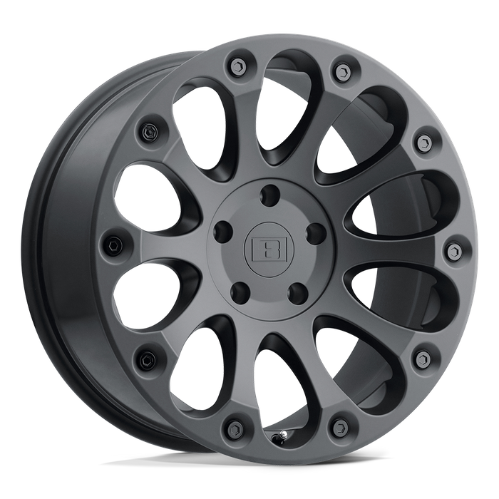 Level 8 IMPACT 16X8.5 12 6X132/6X132 MATTE BLACK