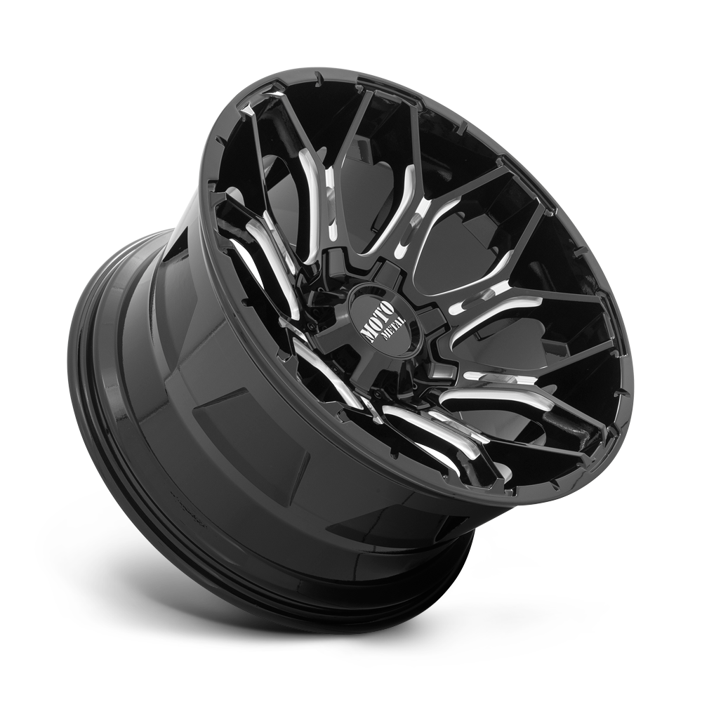 Moto Metal MO808 SNIPER 20X10 -18 8X170 Gloss Black Milled