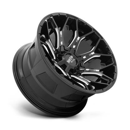 Moto Metal MO808 SNIPER 20X10 -18 8X170 Gloss Black Milled