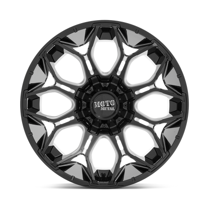 Moto Metal MO808 SNIPER 20X10 -18 8X165.1 Gloss Black Milled