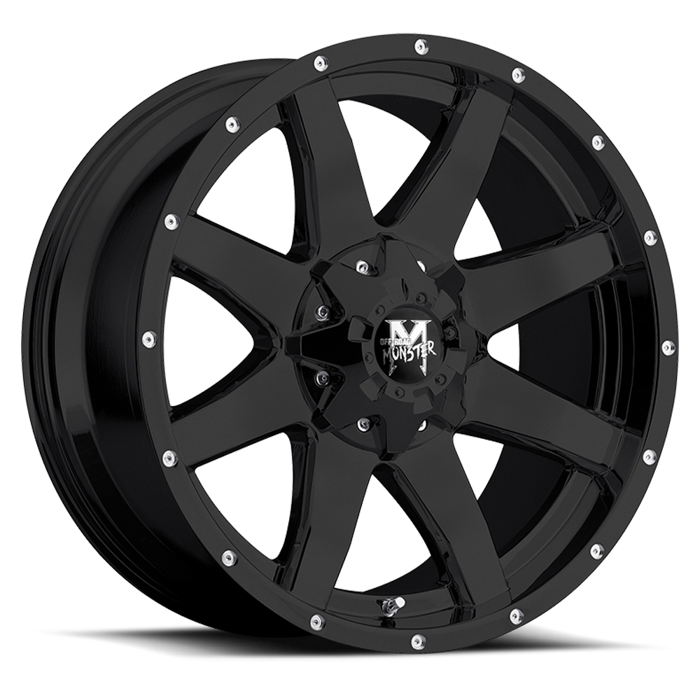 OFF ROAD MONSTER M08 M08 20X9 0MM 6X135/6X139.7 FLAT BLACK | M08060702B