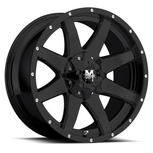 OFF ROAD MONSTER M08 M08 20X9 0MM 6X135/6X139.7 FLAT BLACK | M08060702B