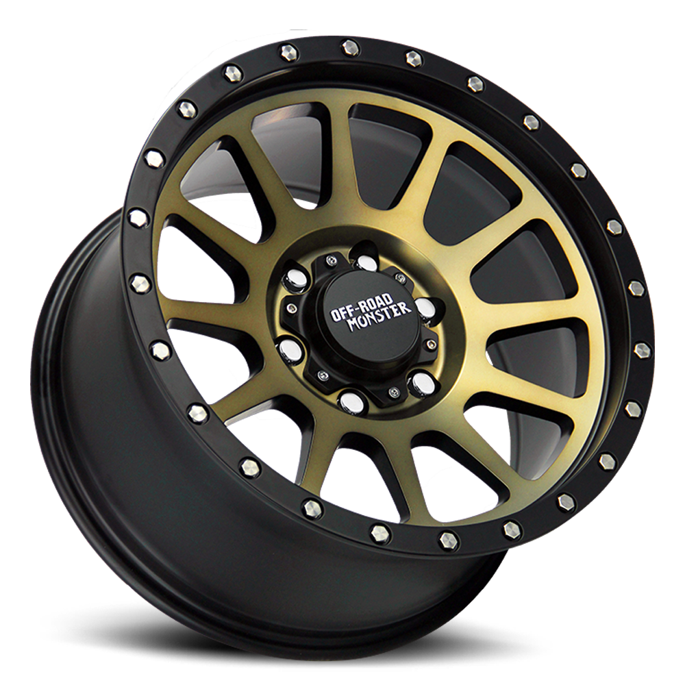 OFF ROAD MONSTER M10 M10 17X9 0MM 5X127 FLAT BLACK MACHINED BRONZE | M10752700BBZ