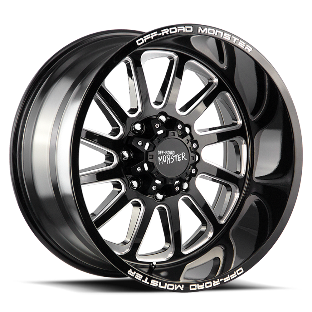 OFF ROAD MONSTER M17 M17 20X10 NEG 19MM 5X139.7 GLOSS BLACK MILLED | M170539N19GBML