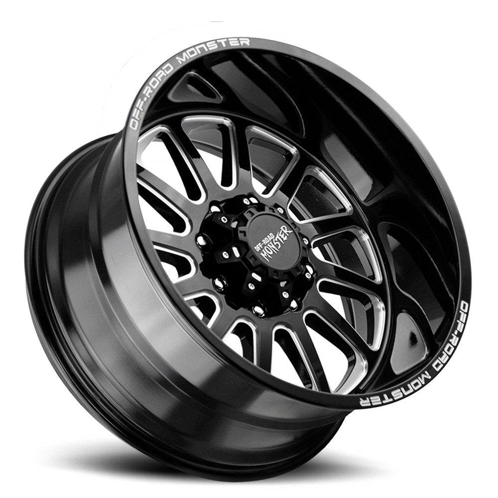 OFF ROAD MONSTER M17 M17 20X10 NEG 19MM 5X139.7 GLOSS BLACK MILLED | M170539N19GBML