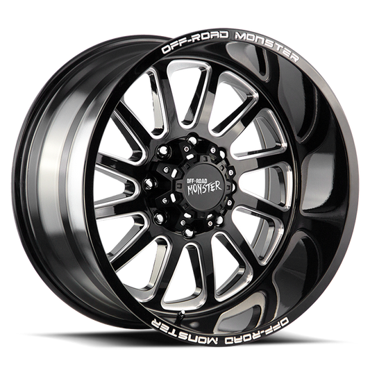 OFF ROAD MONSTER M17 M17 20X10 NEG 19MM 6X139.7 GLOSS BLACK MILLED | M170639N19GBML
