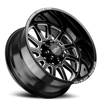 OFF ROAD MONSTER M17 M17 20X10 NEG 19MM 6X139.7 GLOSS BLACK MILLED | M170639N19GBML