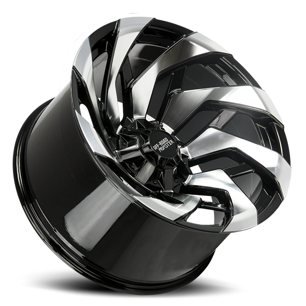OFF ROAD MONSTER M24 M24 20X10 NEG 19MM 6X135/6X139.7 GLOSS BLACK MACHINED | M240607N19GBM