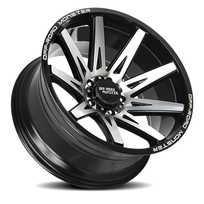 OFF ROAD MONSTER M25 M25 20X10 NEG 19MM 5X127 GLOSS BLACK MACHINED | M250527N19GBM