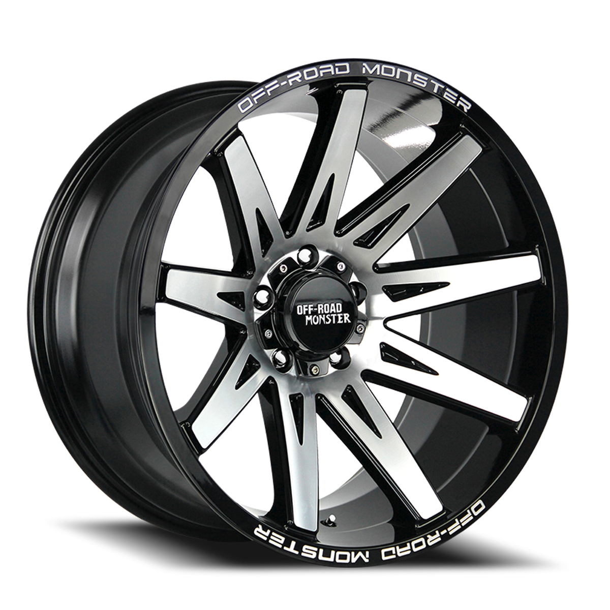 OFF ROAD MONSTER M25 M25 20X10 NEG 19MM 6X135 GLOSS BLACK MACHINED | M250635N19GBM