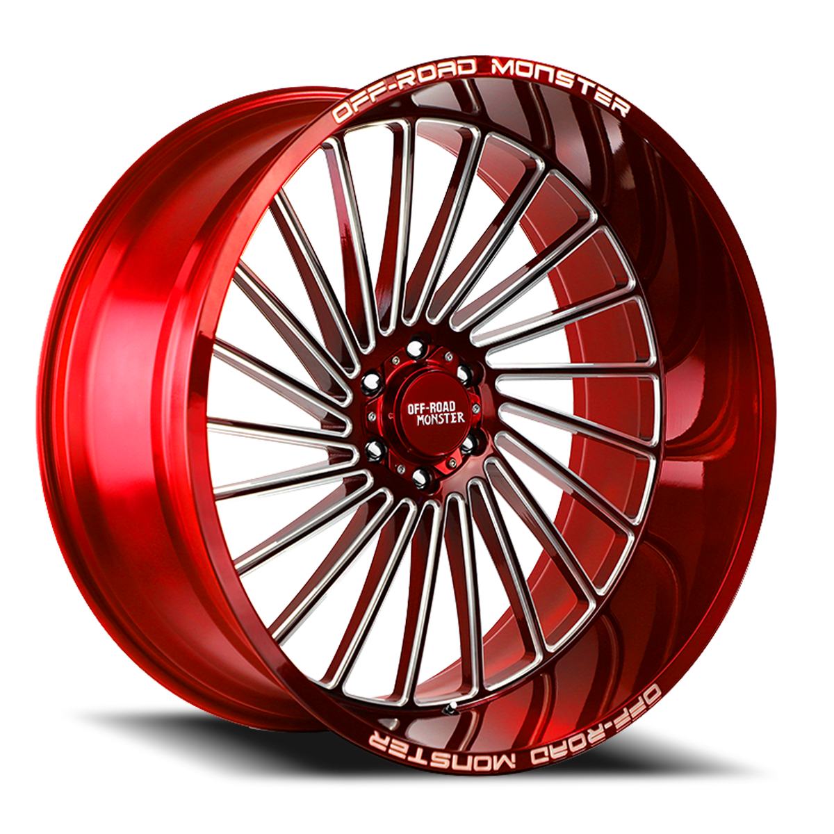 OFF ROAD MONSTER M27 M27 26X12 NEG 44MM 6X139.7 CANDY RED MILLED | M27612639N44RML