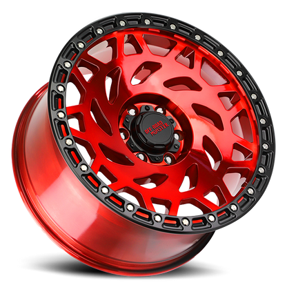 OFF ROAD MONSTER M50 M50 20X9.5 NEG 12MM 6X139.7 CANDY RED BLACK RING | M500639N12RBR