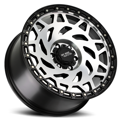 OFF ROAD MONSTER M50 M50 20X9.5 NEG 12MM 5X127 GLOSS BLACK MACHINED BLACK RIN | M500527N12GBMBR