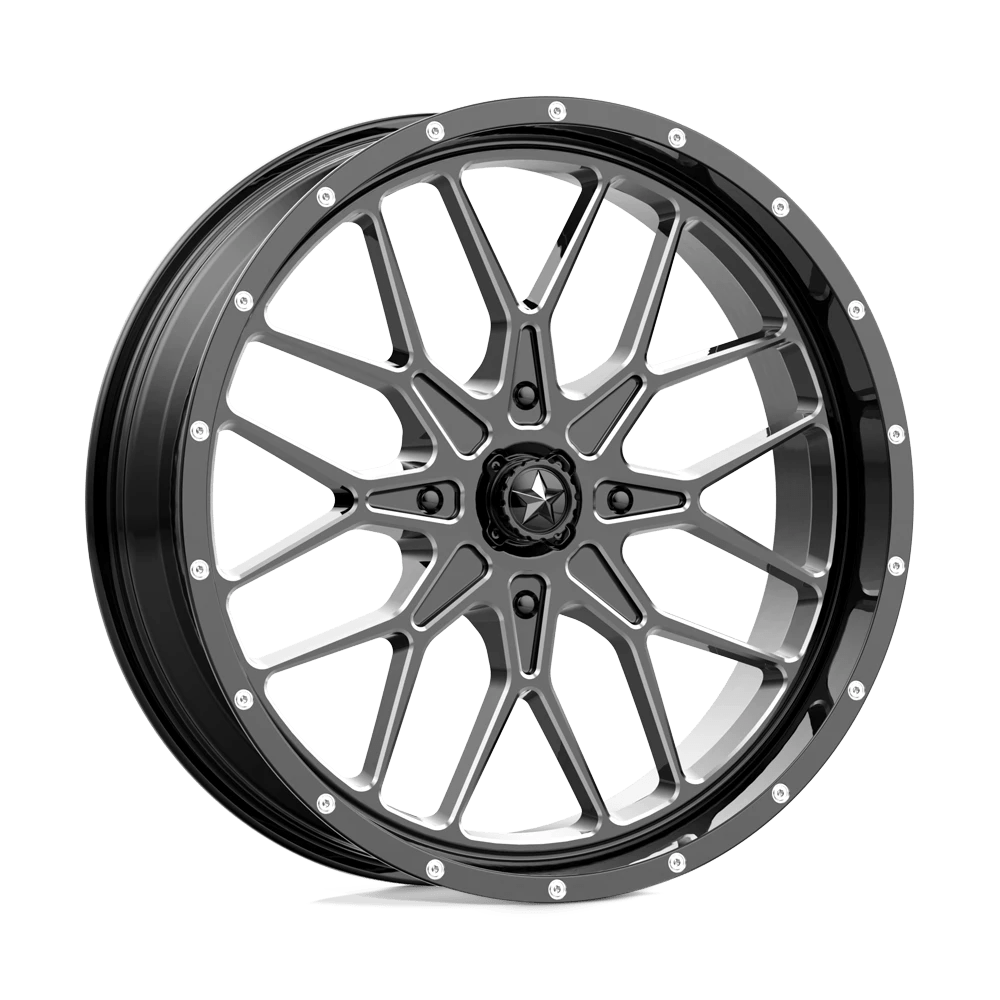 MSA Offroad Wheels M45 18X7 0 4X110/4X110 Gloss Black Milled