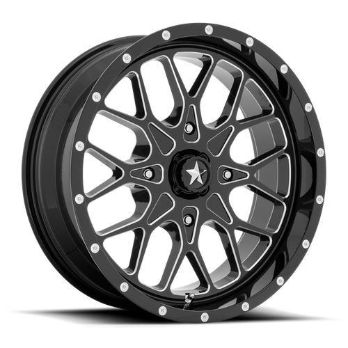MSA Offroad Wheels M45 18X7 0 4X137/4X137 Gloss Black Milled