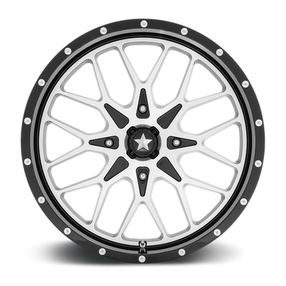 MSA Offroad Wheels M45 22X7 0 4X156/4X156 Gloss Black Machined